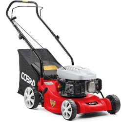 41cm Petrol Lawnmower With Wheels